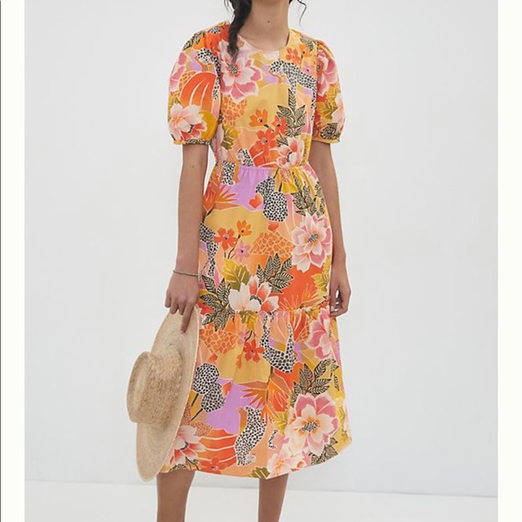 Anthropologie Farm Rio Maribel Maxi dress 👗 - Picture 2 of 8